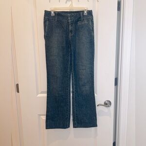 Old Navy Boot Cut Low Rise Denim Jeans Size 2